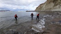 Ertzaintza investiga la aparición de restos humanos en una playa de Getxo