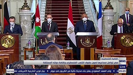 مصر تواصل مساعيها لصون حقوق الشعب الفلسطيني وإقامة دولته المستقلة