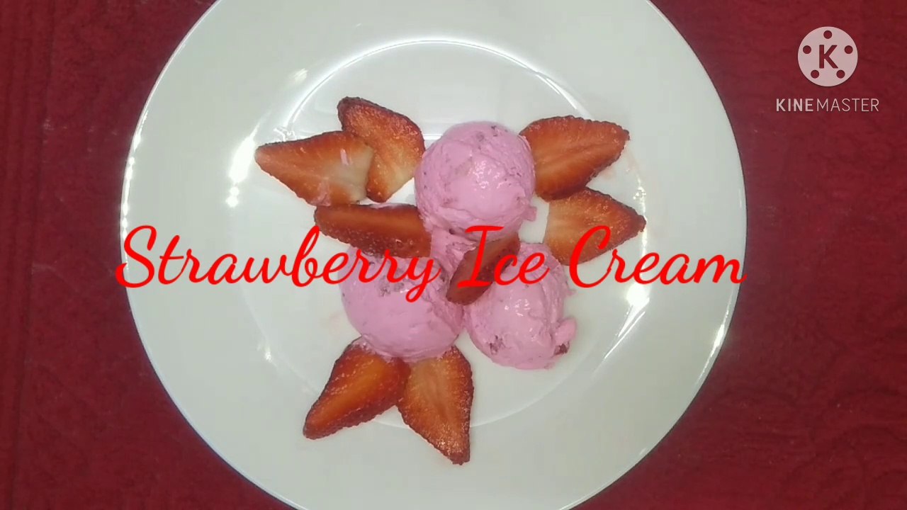 Homemade Strawberry Ice Cream Recipe/ Strawberry Ice cream/ Eggless/ Using Hand Whisk/ 10 min recipe/ Fresh Fruit straberry ice cream/ Strawberry ice cream using fresh fruit/ Strawberry ice cream kaise banate banate hai/ Strawberry ice cream ki recipe/