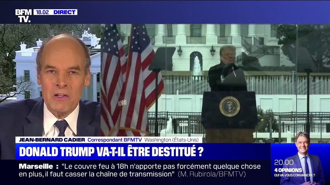 Les démocrates ont lancé une procédure d'"impeachment" contre Donald Trump après l'invasion du Capitole