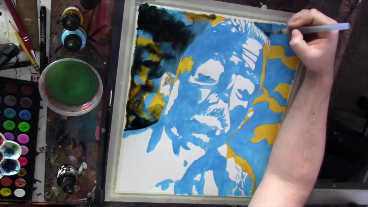 Dexter Lumis’ Striking Gaze  - WWE Canvas 2 Canvas