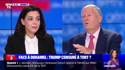 Face à Duhamel: Donald Trump censuré à tort ? - 11/01