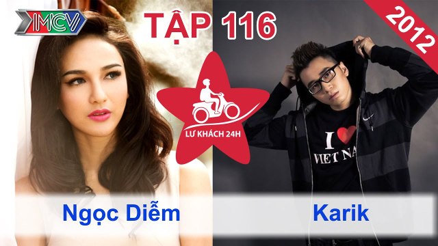 Lữ Khách 24h Tập 116 FULL | Karik lần đầu xin trọ ở Bến Tre cùng Hoa hậu Ngọc Diễm kéo vali khắp xóm