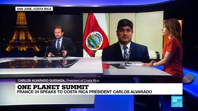 Costa Rican President Carlos Alvarado Quesada: Losing ecosystems and biodiversity creates problems for humanity