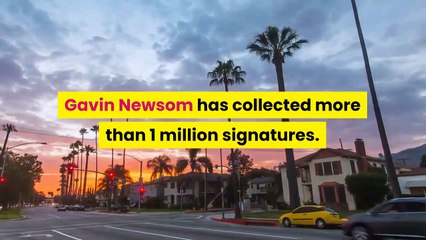 Recall effort against California Gov Newsom passes 1M signatures
