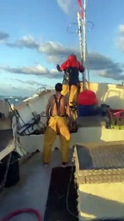Jumping with the Waves on a Boat