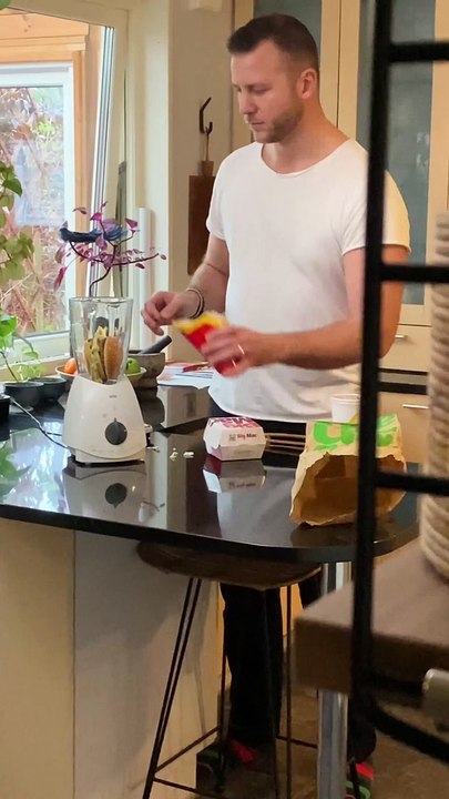 Making a Blended McDonald's Shake