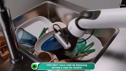 CES 2021: novo robô da Samsung arruma a casa do usuário