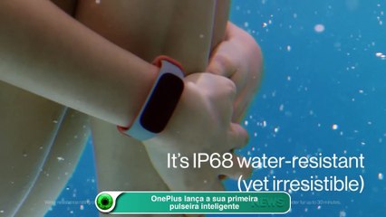 OnePlus lança a sua primeira pulseira inteligente