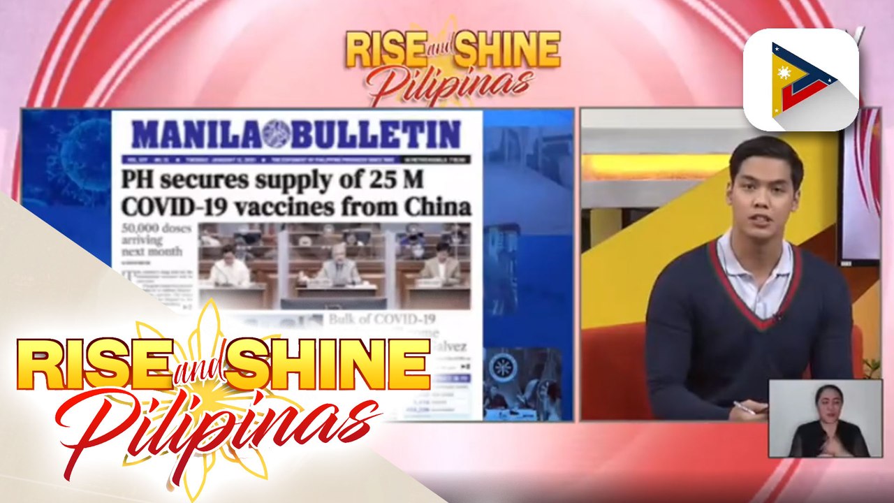 HEADLINES: Ang issue tungkol sa pagbili ng PHL ng 25-M COVID-19 vaccines mula sa China