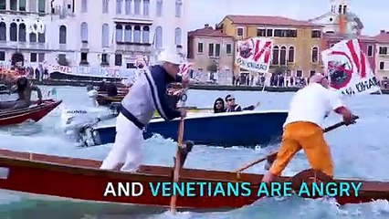Venice is sinking and suffocating.