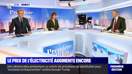 Le prix de l'électricité augmente encore - 12/01