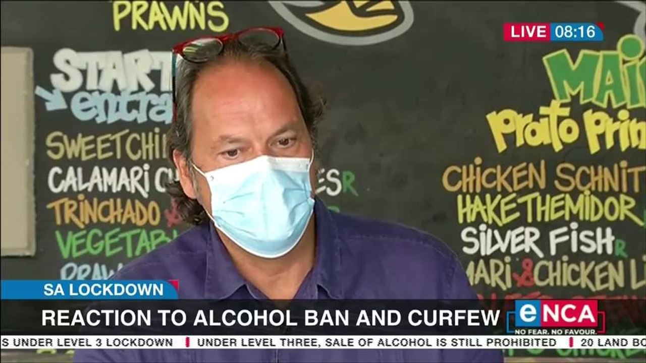 Businesses react to alcohol ban and curfew