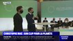 Christophe Maé reçu à l'Élysée grâce à son clip pour la planète, à l'occasion de l'ouverture du One Planet Summit