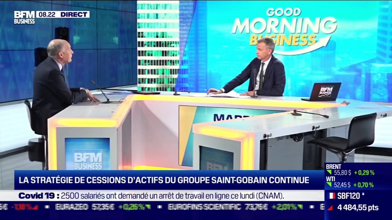 Pierre-André de Chalendar (Saint-Gobain) : Le groupe Saint-Gobain optimiste pour 2021 avec des ventes meilleures que prévu au dernier trimestre - 12/01
