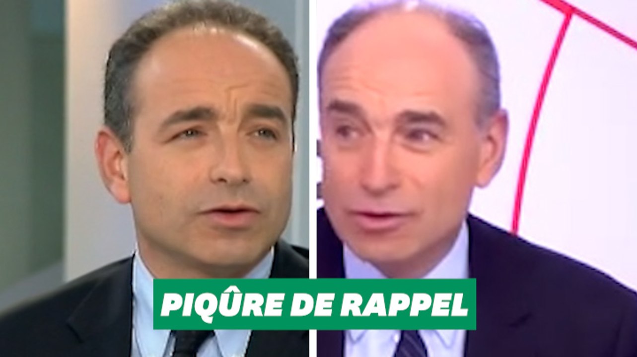 De la grippe A au Covid, Copé a changé d'avis sur l'exemplarité de la vaccination des élus