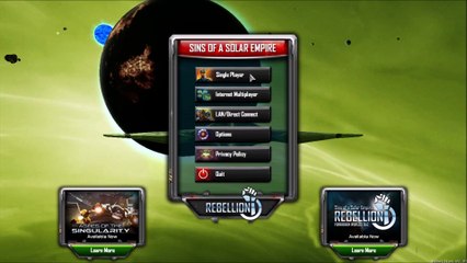 Sins of a Solar Empire: Rebellion Tutorials #1