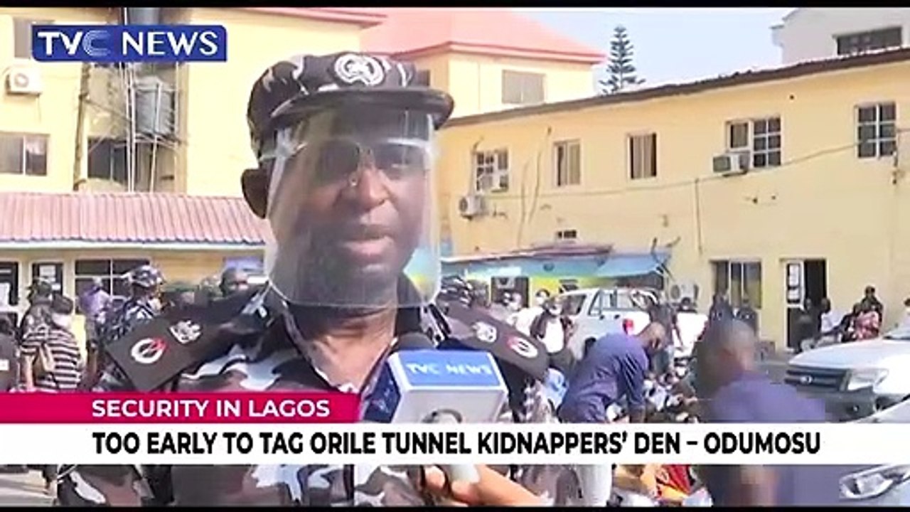 Too early to tag Orile tunnel kidnappers' den - Odumosu