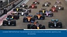 Formule 1 - Le calendrier de la saison 2021 modifié