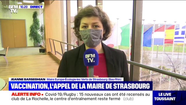 La maire de Strasbourg Jeanne Barseghian constate un très grand engouement et une très grande attente pour pouvoir se faire vacciner