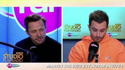 Martin Solveig en interview dans Le Studio Fun Radio