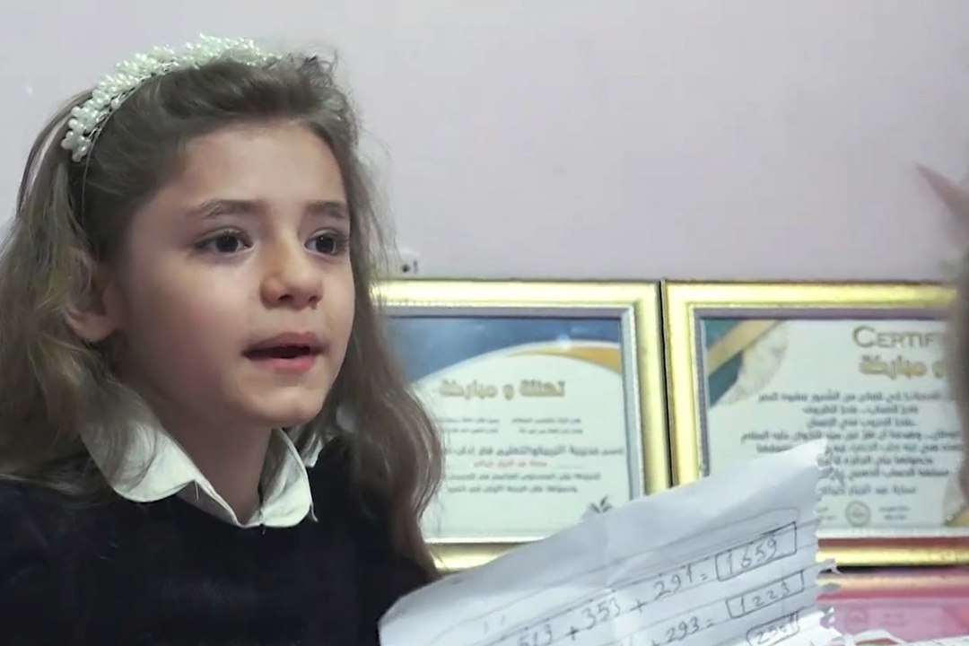 طفلة سورية تتفوق عالميا في مسابقة الحساب الذهني