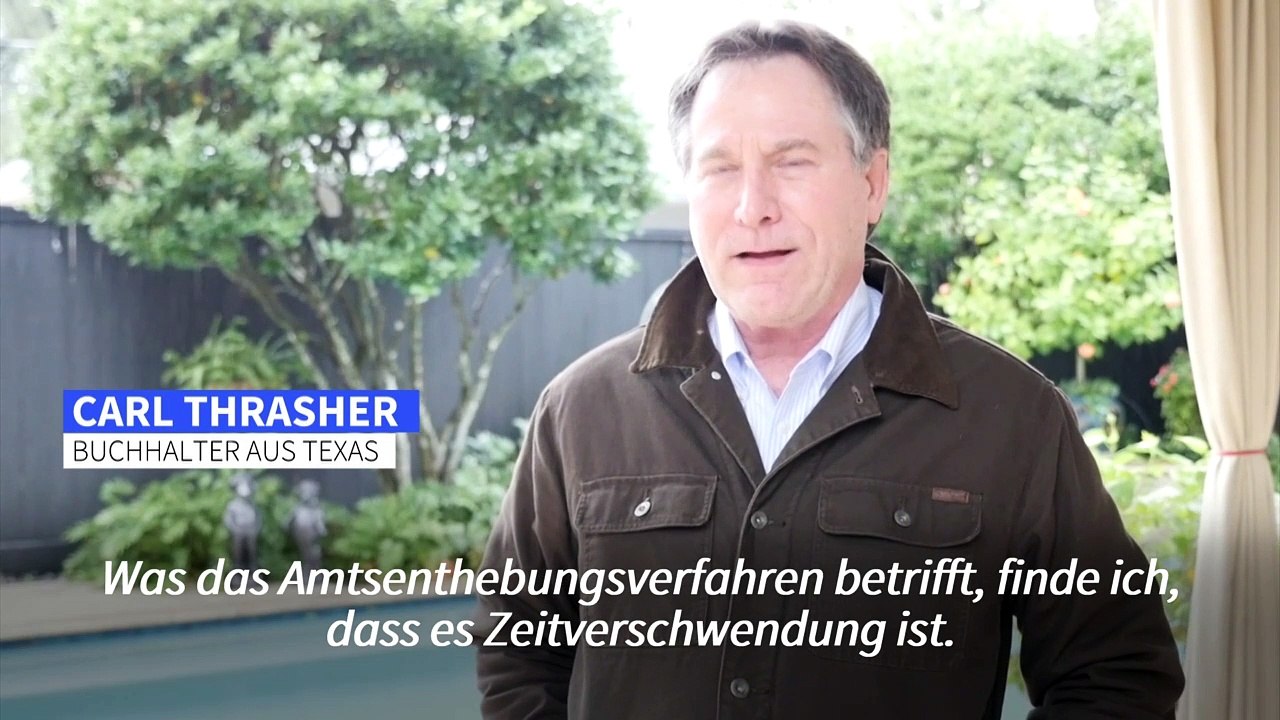 Das sagen Trump-Anhänger zum Impeachment