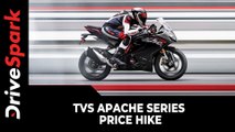 TVS Apache Series Price Hike | All RTR & RR Model Prices Increased By Up To Rs 3000
