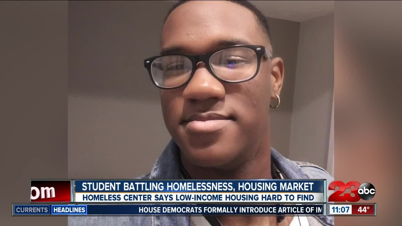 Bakersfield High School student continues to battle homelessness, housing market