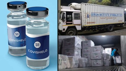 #Covishield Reaches Hyderabad From Serum Institute