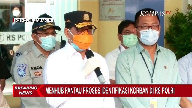 Menhub Pantau Proses Identifikasi Korban di RS Polri