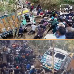Locals Of A Nagaland Village Display Spirit Of Unity, Rescue A Truck From A Gorge