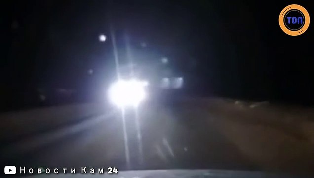 Russie : la caméra embarquée d'une voiture a filmé l'explosion d'une météorite