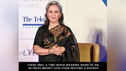 There was  a time when Wearing Bikini Of An Actress wasn't Less Than Inviting a Ruckus