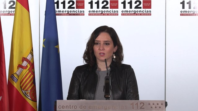 Ayuso prioriza despejar las carreteras de pequeños municipios