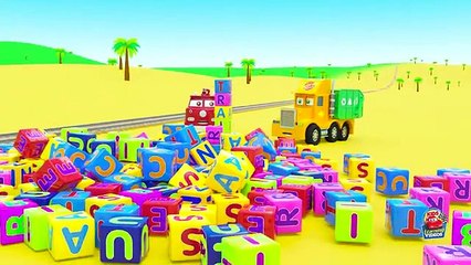 Superhero Train with Mack Truck Haulers and Car Friends Transportation