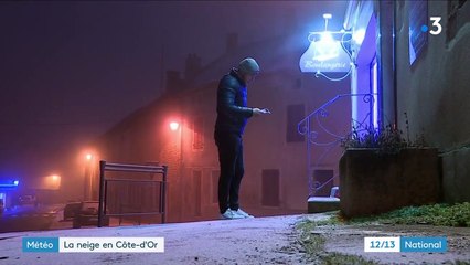 Intempéries : la neige s'empare de la Côte-d'Or