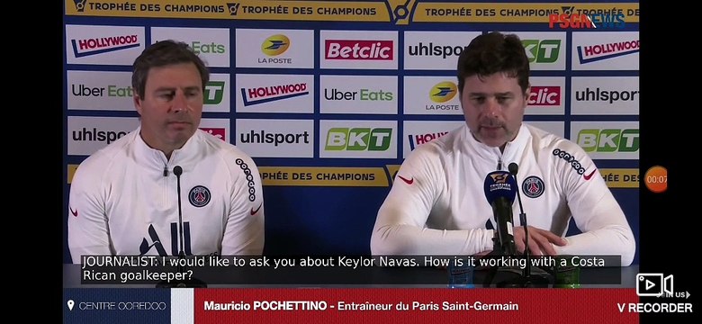 Mauricio Pochettino llena de elogios a Keylor Navas