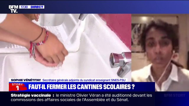 Sophie Vénétitay (SNES-FSU): Ce n'est jamais une bonne chose de fermer complètement les cantines scolaires