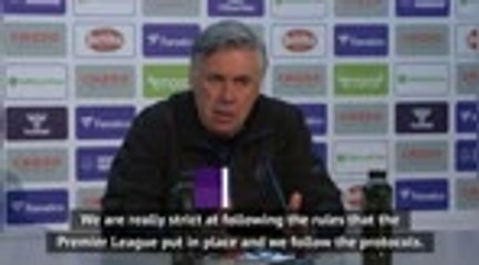 Download Video: Ancelotti happy for players to continue to celebrate goals