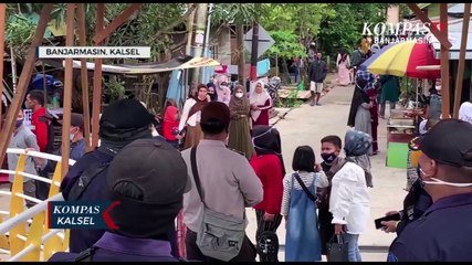 Jembatan Gantung Antasan Bromo Tutup Hingga Maret , Petugas Berjaga Cegah Kerumunan