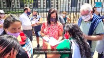 Reclamo de docentes auxiliares