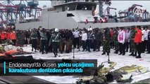 Endonezya’da düşen yolcu uçağının karakutusu denizden çıkarıldı