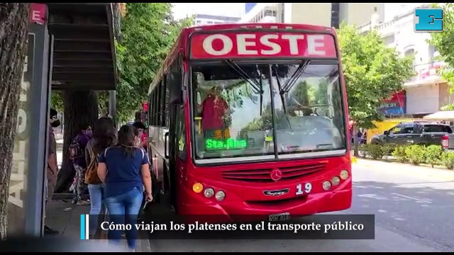 Cómo viajan los platenses en el transporte público