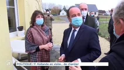 POLITIQUE / F. Hollande en visite...de chantier