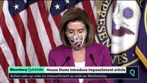 Impeachment House Democrats Charge Trump With Incitement of Insurrection