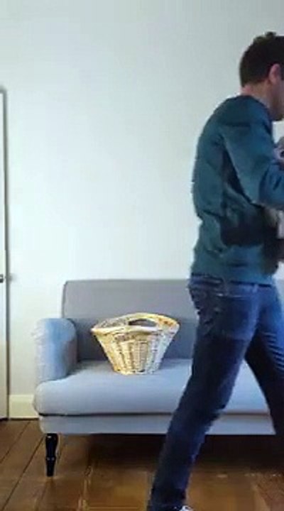 Un chat dans une montgolfière