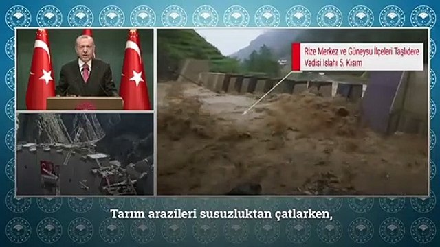 Cumhurbaşkanı Erdoğan'dan Yusufeli Barajı paylaşımı