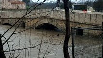 Tunca Nehri Alarm Veriyor: Su Debisi 4 Saatte İki Katına Çıktı