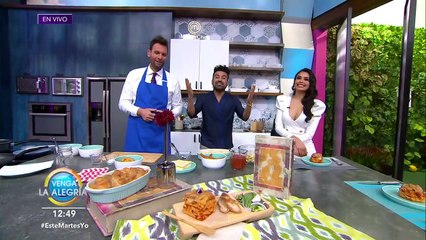 ¡Mariano tiene una receta para cualquier cocina! Una pasta con pollo parmesano. | Venga La Alegría